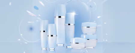 Ovalförmige Acryl-Luxus-Kosmetik- & Hautpflegeverpackung - Flying Symphony Serie - Luxus-Acryl-Hautpflegeverpackungskollektion - Flying-Symphony